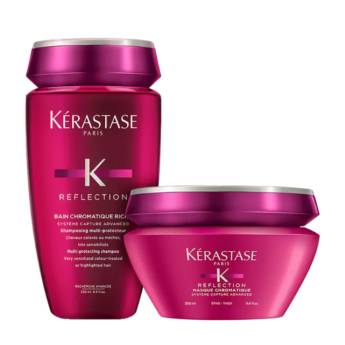 Comprar o produto de Kit Kérastase Réflection Chromatique Cabelos Grossos (2 Produtos) em Kérastase PARIS em Jundiaí, SP por Solutudo