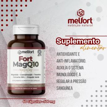 Comprar o produto de Fort MagQ10 em Suplementos Alimentares pela empresa Farmalu - Farmácia de Manipulação em Atibaia, SP por Solutudo