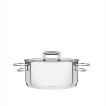 Comprar o produto de Caçarola Inox 20 Brava Rasa Tramontina em Panelas pela empresa Casa Vitória em Foz do Iguaçu, PR por Solutudo