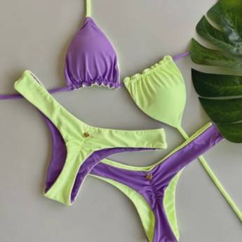 Comprar o produto de Conjunto Biquíni Dupla Face em Lauro de Freitas, BA em Roupas e Acessórios em Lauro de Freitas, BA por Solutudo