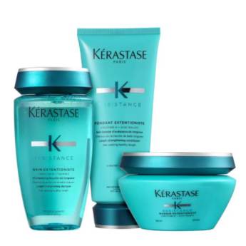 Comprar o produto de Kit Kérastase Résistance Extentioniste Trio (3 Produtos) em Kérastase PARIS em Jundiaí, SP por Solutudo