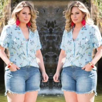 Comprar o produto de Shorts Jeans (Semelhante ao da foto Disponível nos Tamanhos: 42 - 46 - 48 e 52). em Shorts em Bauru, SP por Solutudo