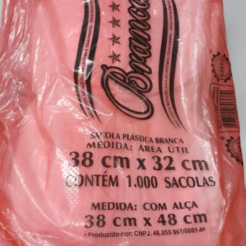 Comprar o produto de sacola plastica 38x48 estrela c/1000 em Alimentos e Bebidas em Botucatu, SP por Solutudo