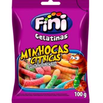 Comprar o produto de Minhocas Azedinhas - 100g em Doces em Jundiaí, SP por Solutudo