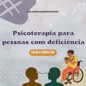 Comprar o produto de TERAPIA PARA PESSOAS COM DEFICIÊNCIA em Psicologia em Botucatu, SP por Solutudo