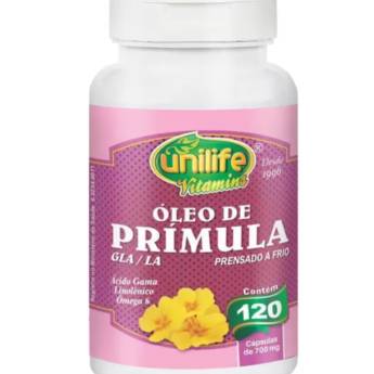 Comprar o produto de Óleo de Prímula (Unilife) em Vitaminas e Minerais pela empresa Viva Natural - Produtos Naturais em Foz do Iguaçu, PR por Solutudo