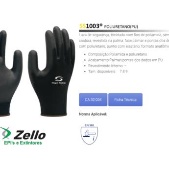 Comprar o produto de Luva Preta PU (SS1003) em EPI's em Boituva, SP por Solutudo
