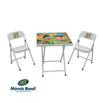 Comprar o produto de Mesa Infantil Metalmix Sapeca Branca em Mesas de Jantar em Foz do Iguaçu, PR por Solutudo