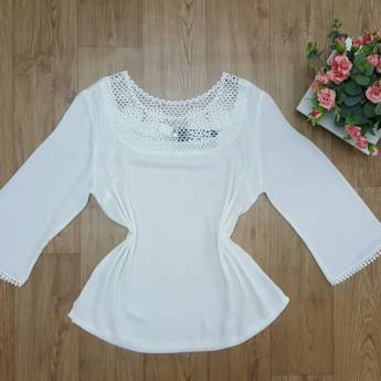 Comprar o produto de Blusa crepe  em Blusas em Bauru, SP por Solutudo