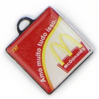 Comprar o produto de Chaveiro Chapinha Metálica COD 737 - C18 Quadrada em Chaveiros Chapinha em São José do Rio Preto, SP por Solutudo