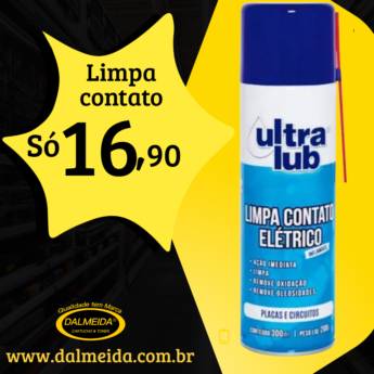Comprar o produto de Limpa Contato Elétrico Instantâneo Spray Ação Imediata PROMOÇÃO NA DALMEIDA DISTRIBUIDORA em Limpa Contatos em Bauru, SP por Solutudo Comprar o produto de Limpa Contato Elétrico Instantâneo Spray Ação Imediata PROMOÇÃO NA DALMEIDA DISTRIBUIDORA em Limpa Contatos em Bauru, SP por Solutudo