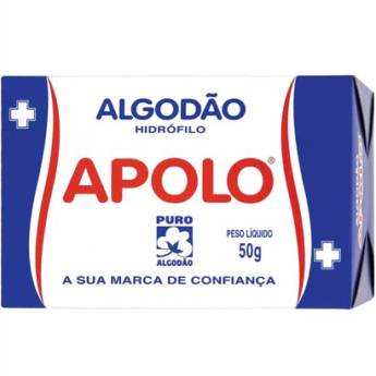 Comprar o produto de Algodão Apolo 50g em Algodão em Foz do Iguaçu, PR por Solutudo