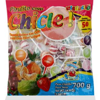 Comprar o produto de Pirulito Bola chiclete 700g em Doces em Jundiaí, SP por Solutudo