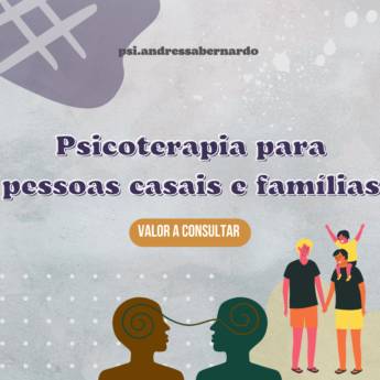 Comprar o produto de TERAPIA PARA CASAIS E FAMÍLIAS em Psicologia em Botucatu, SP por Solutudo
