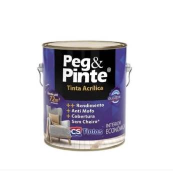 Comprar o produto de Tinta Acrílica Luar do Sertão Fosco 3,6L Peg & Pinte. em Tintas e Impermeabilizantes em Boituva, SP por Solutudo