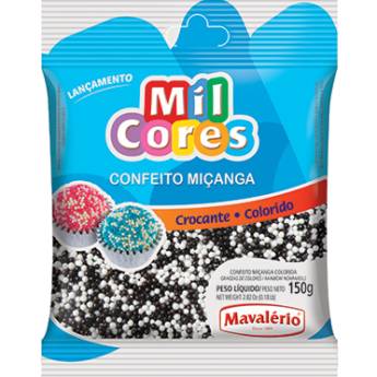 Comprar o produto de CONFEITO MIÇANGA BRANCA E PRETA Nº 0 MIL CORES em Confeitaria em Jundiaí, SP por Solutudo