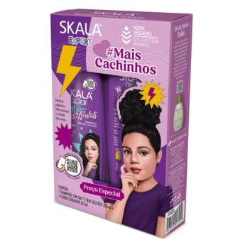 Comprar o produto de Kit shampoo e condicionador skala #Mais Cachinhos  em Kit shampoo e condicionador em Aracaju, SE por Solutudo