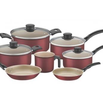 Comprar o produto de Conjunto de Panelas 7 peças Starflon Tramontina em Jogos de Panelas pela empresa Casa Vitória em Foz do Iguaçu, PR por Solutudo