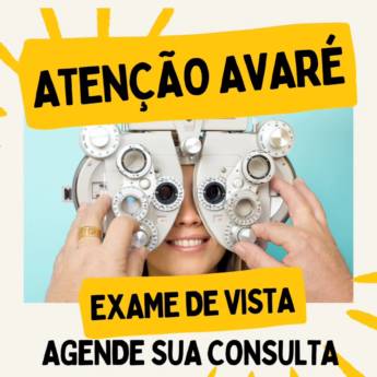 Comprar o produto de Exames de vista em Avaré – Precisão e conforto visual em Ótica em Avaré, SP por Solutudo