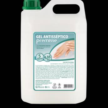 Comprar o produto de Álcool em Gel Antisséptico Premisse embalagem de 5 litros em Higiene Pessoal pela empresa EmbalaFoz em Foz do Iguaçu, PR por Solutudo