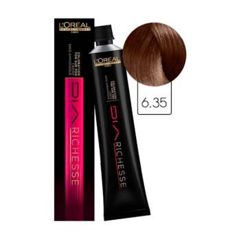 Comprar o produto de Tonalizante Diarichesse 6.35 Marrons/Beges Quentes - 80g em L'Oreal PROFESSIONNEL em Jundiaí, SP por Solutudo