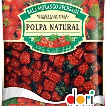 Comprar o produto de Bala Morango Recheada Dori em Alimentos e Bebidas pela empresa Eloy Festas em Jundiaí, SP por Solutudo
