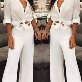 Comprar o produto de Camisa de Viscose (Semelhante a essa Disponível no Tamanho: 46) em Roupas e Acessórios em Bauru, SP por Solutudo