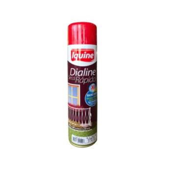 Comprar o produto de Tinta Spray Dialine Seca Rápido Vermelho 400ml Iquine em Linha Moveleira em Americana, SP por Solutudo