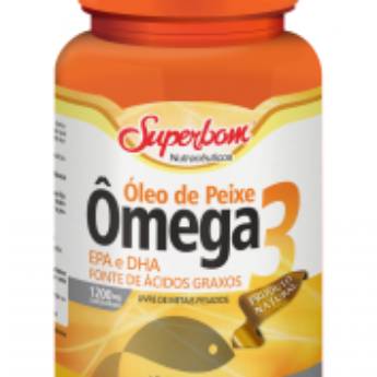 Comprar o produto de SUPERBOM + OLEO DE PEIXE OMEGA 3 - 1200MG - 60 CAPSULAS em Suplementos Alimentares em Aracaju, SE por Solutudo