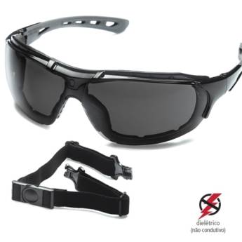 Comprar o produto de Óculos De Proteção Roma Cinza Steelflex em EPI - Equipamentos de Proteção Individual pela empresa Protektus EPI e Sinalização em Lençóis Paulista, SP por Solutudo