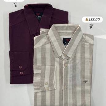 Comprar o produto de Camisa social manga longa Pierre em A Classificar em Uberlândia, MG por Solutudo
