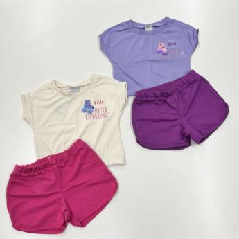 Comprar o produto de Conjuntinho Malwee infantil feminino  em Roupas Infantis em Uberlândia, MG por Solutudo
