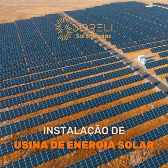 Comprar o produto de Instalação de Usina de Energia Solar em Instalação solar em Foz do Iguaçu, PR por Solutudo