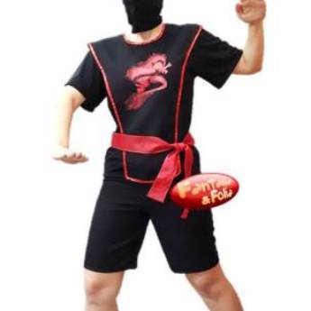 Comprar o produto de 2890 - Conjunto Ninja juvenil (12 a 16) em Fantasia Juvenil Masculina em Tietê, SP por Solutudo