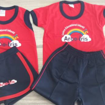 Comprar o produto de Uniforme Centro Educacional Infantil Arco-Íris em Uniformes Escolares em Foz do Iguaçu, PR por Solutudo