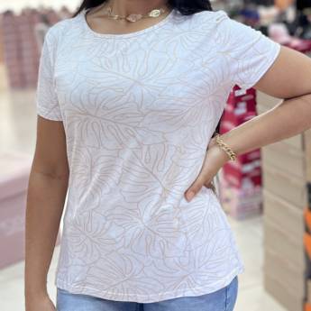 Comprar o produto de Blusa básica Malwee feminina adulta  em Camisetas e Blusas em Uberlândia, MG por Solutudo