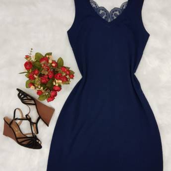 Comprar o produto de Vestido com grippir nas costas em Vestidos em Bauru, SP por Solutudo