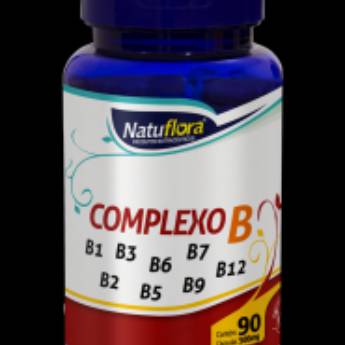 Comprar o produto de NATUFLORA + COMPLEXO B - 500MG - 90 CAPS em Vitaminas e Minerais em Aracaju, SE por Solutudo