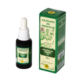 Comprar o produto de Extrato de própolis verde 70 - Apis Flora em Farmácias de Manipulação em Botucatu, SP por Solutudo