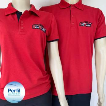 Comprar o produto de Camiseta Polo Personalizada em Empresarial e Corporativa pela empresa Perfil Uniformes em Foz do Iguaçu, PR por Solutudo