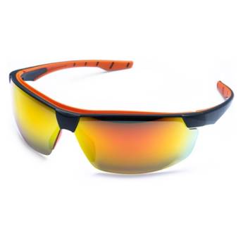 Comprar o produto de Óculos De Proteção Neon Vermelho Espelhado Steelflex em EPI - Equipamentos de Proteção Individual pela empresa Protektus EPI e Sinalização em Lençóis Paulista, SP por Solutudo