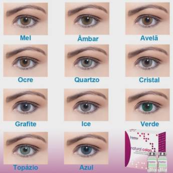 Comprar o produto de Lente de Contato colorida Anual Natural Colors em Lentes de Contato em Foz do Iguaçu, PR por Solutudo