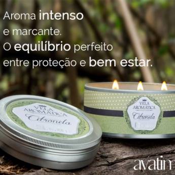 Comprar o produto de Vela Aromática Citronela em Velas e Castiçais em Foz do Iguaçu, PR por Solutudo