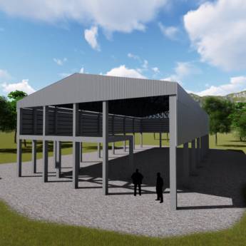 Comprar o produto de Construção de edifícios industriais em Construtoras em Cascavel, PR por Solutudo