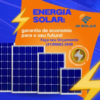 Comprar produto propaganda Energia Solar em Energia Solar pela empresa Jb Solar em Curitiba, PR