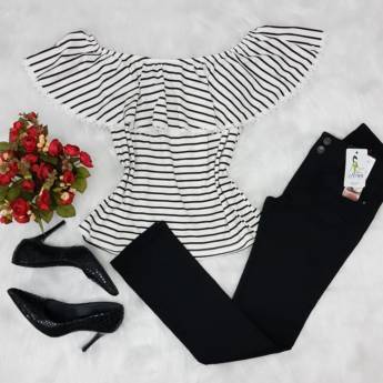 Comprar o produto de Blusa ciganinha em Blusas em Bauru, SP por Solutudo
