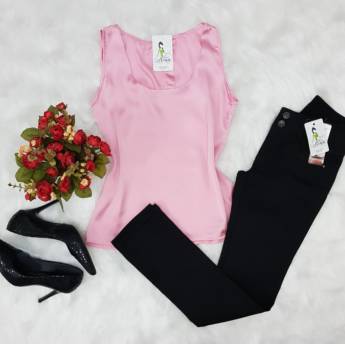 Comprar o produto de Blusa cetim em Blusas em Bauru, SP por Solutudo