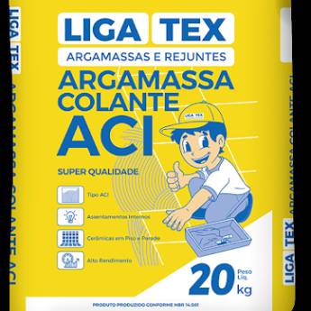 Comprar o produto de ARGAMASSA COLANTE AC1 LIGA TEX em Argamassa - Rejunte em Atibaia, SP por Solutudo