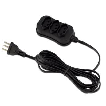 Comprar o produto de Extensão Elétrica Cor Preta 3Metros  F.C. em Materiais para Construção em Boituva, SP por Solutudo