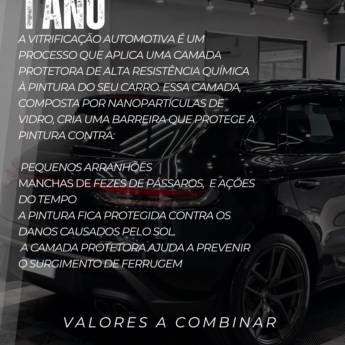 Comprar o produto de Vitrificação (12 meses) em Lava - Rápido - Estética Automotiva em Lençóis Paulista, SP por Solutudo